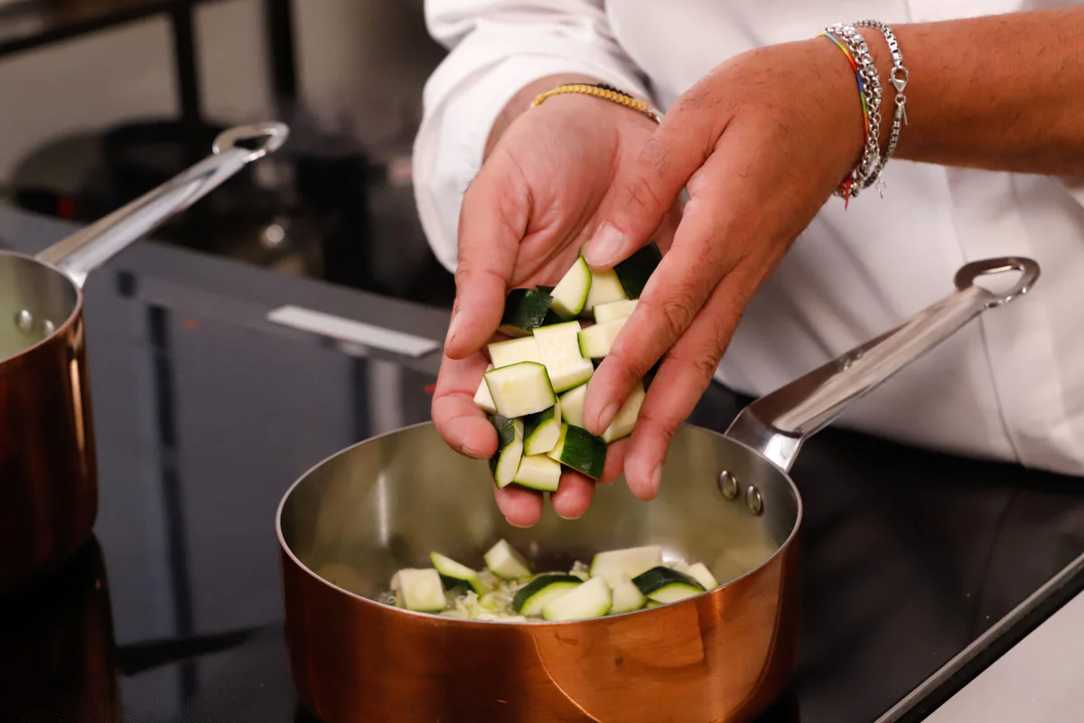 aggiungere zucchine