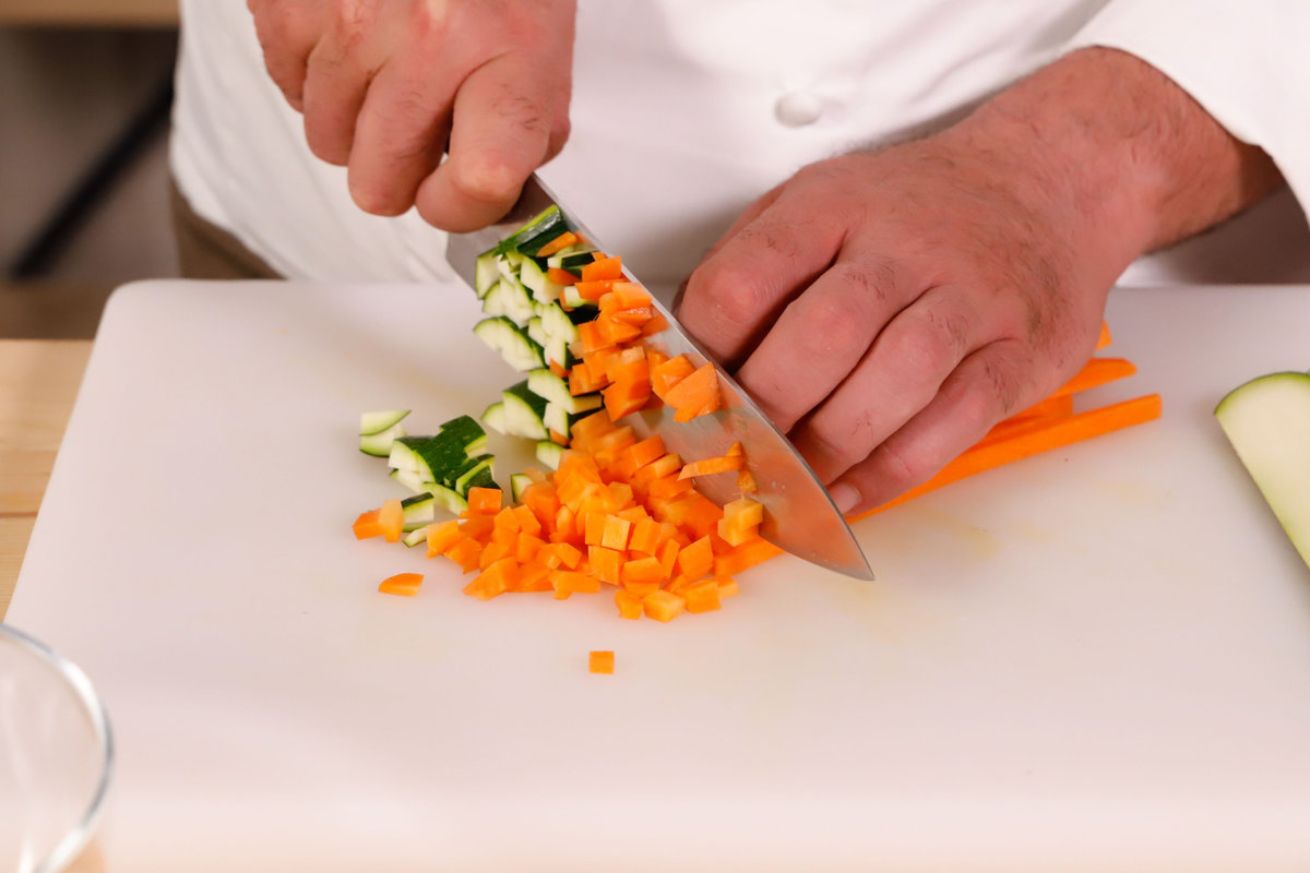 tagliare le verdure