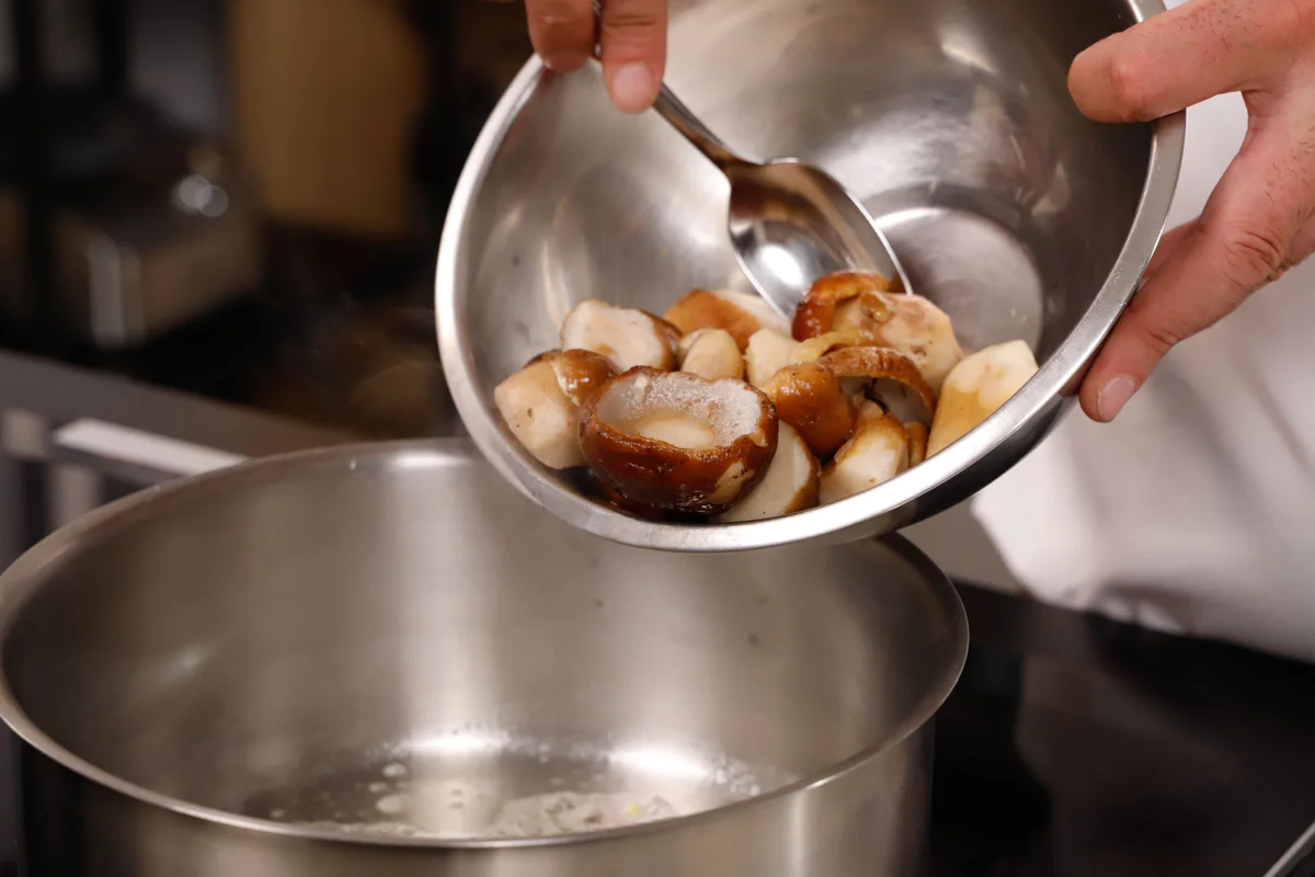 cuocere funghi