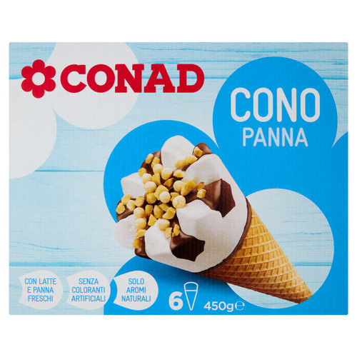 CONAD Cono Panna 6 x 75 g-image